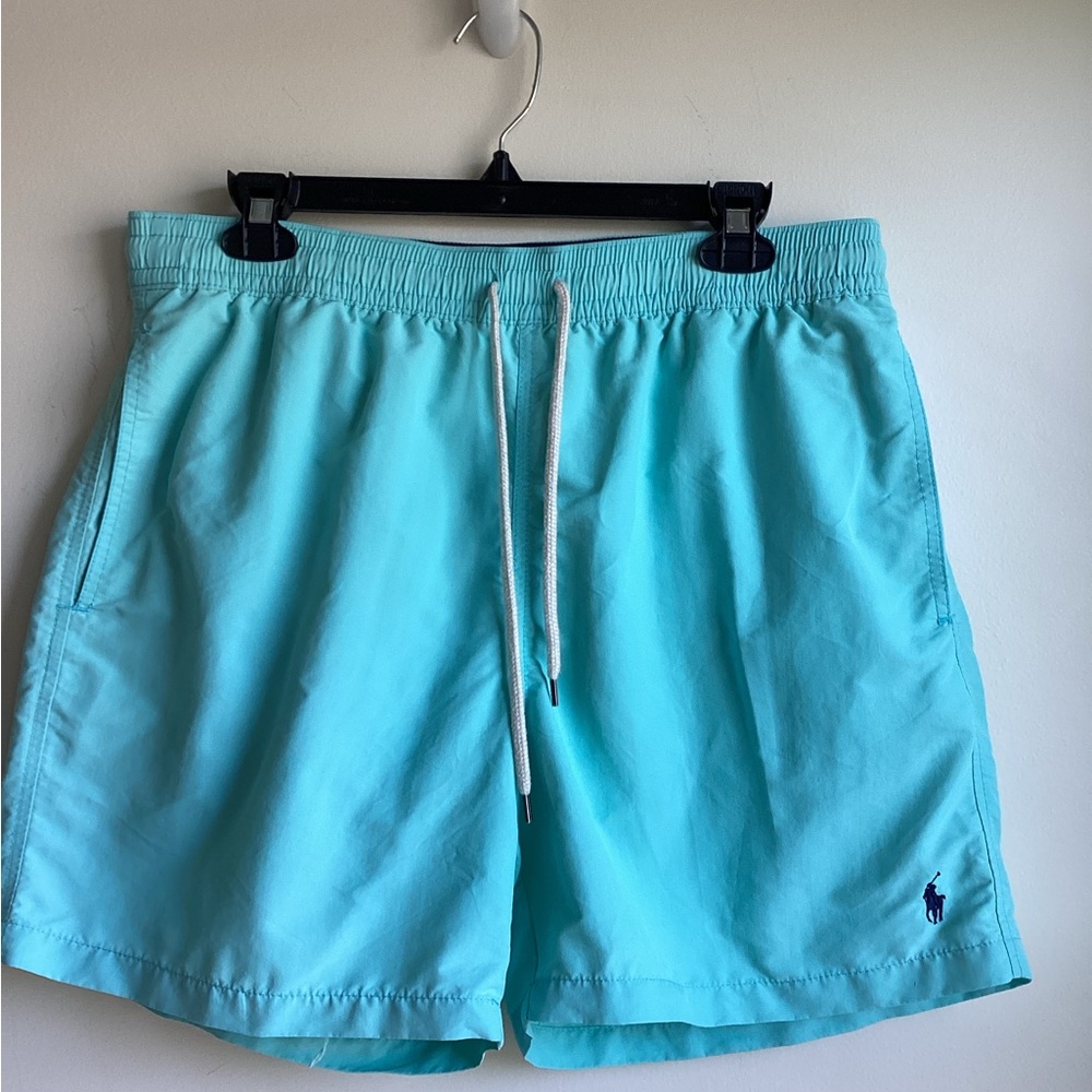 Polo Ralph Lauren 5.75” Traveler Swim Trunks Hammond Blue Blue Label Shorts